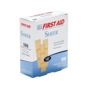 Bandage Junior Size Plastic 3/8 X 1 1/2 100/box