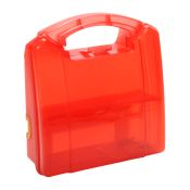 Empty Plastic First Aid Kit 10 Person Size