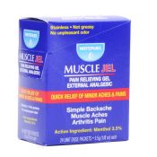 Muscle Pain Relief Gel Water Jel Packets 24/box