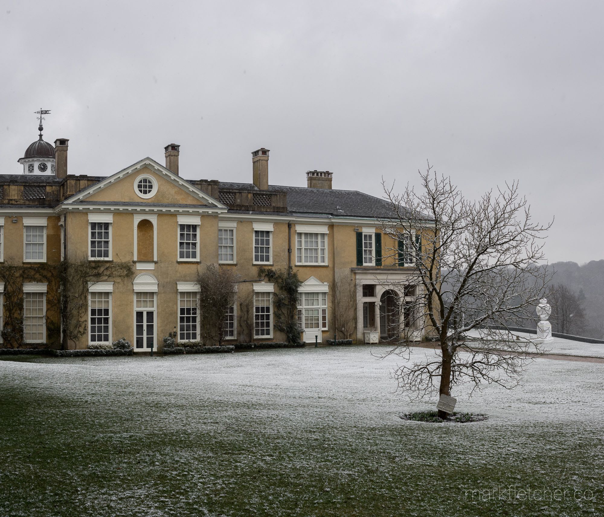 Polesden Lacey in the snow