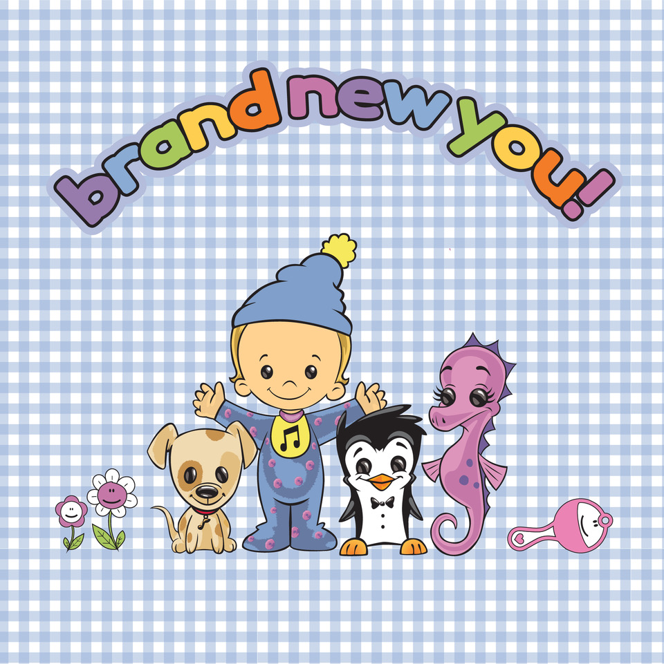 All the Majors for Minors characters with the text 'brand new you' written above them
