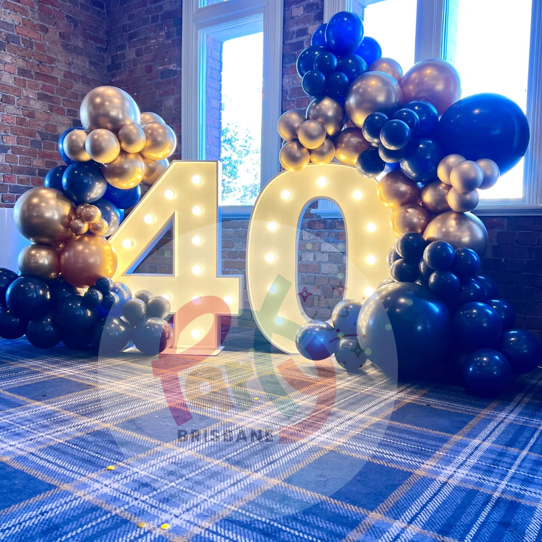 Light Up Number - Double Garland - Image 2