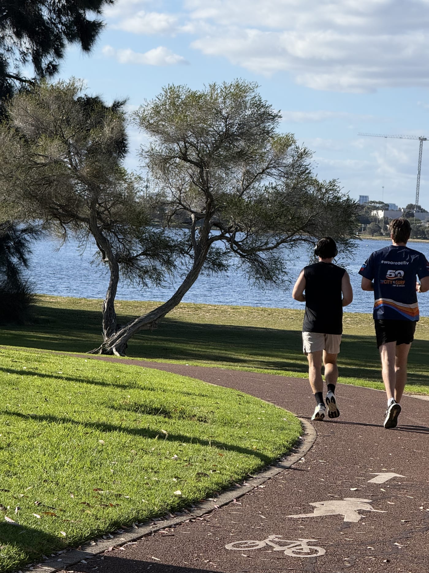 People running outdoors in Perth