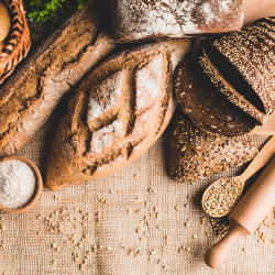 Some bread buns