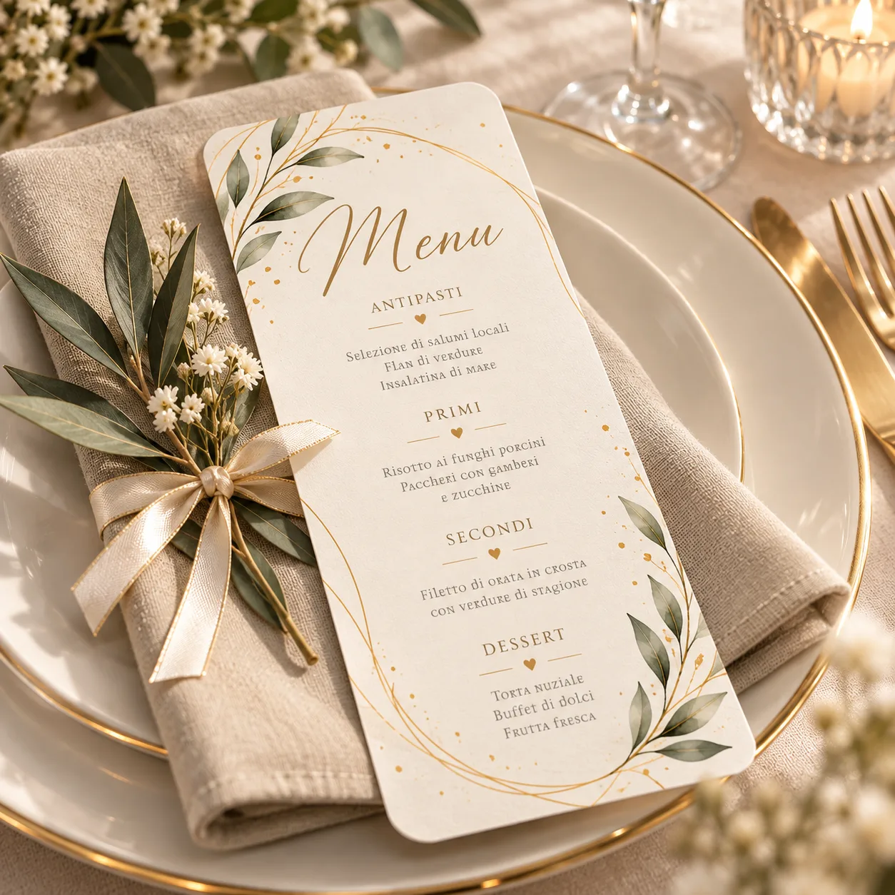 Menu segnaposto