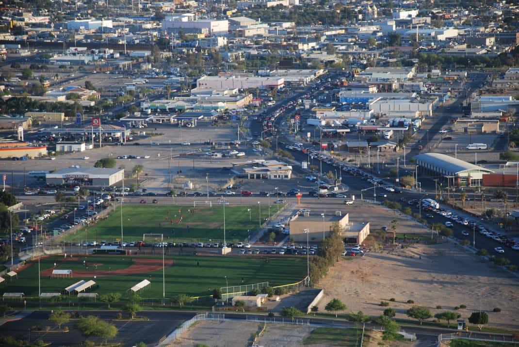 san luis arizona from the air