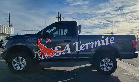 MSA Termite gray service truck featuring the company logo on the side.