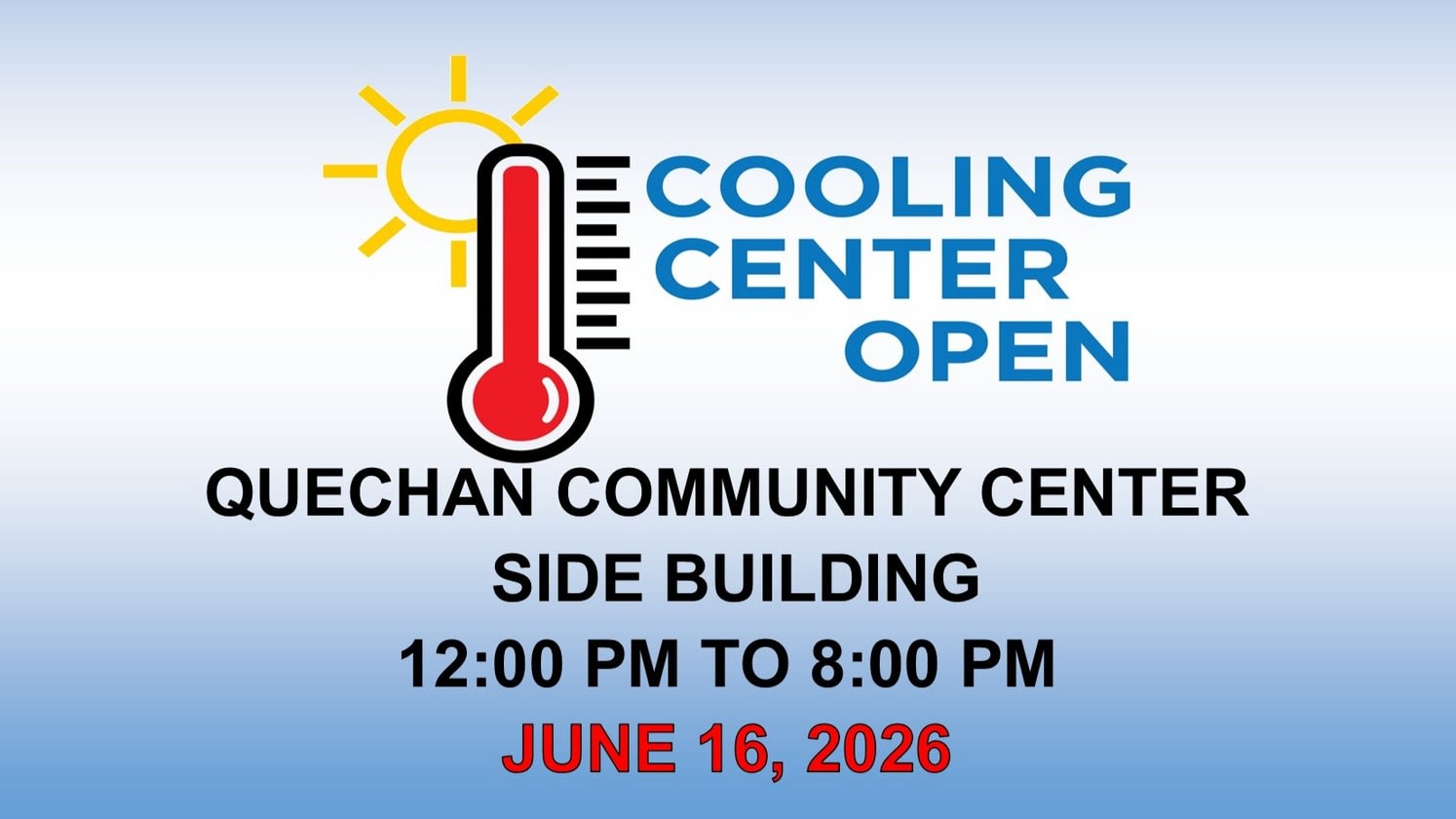 COOLING CENTER 2026