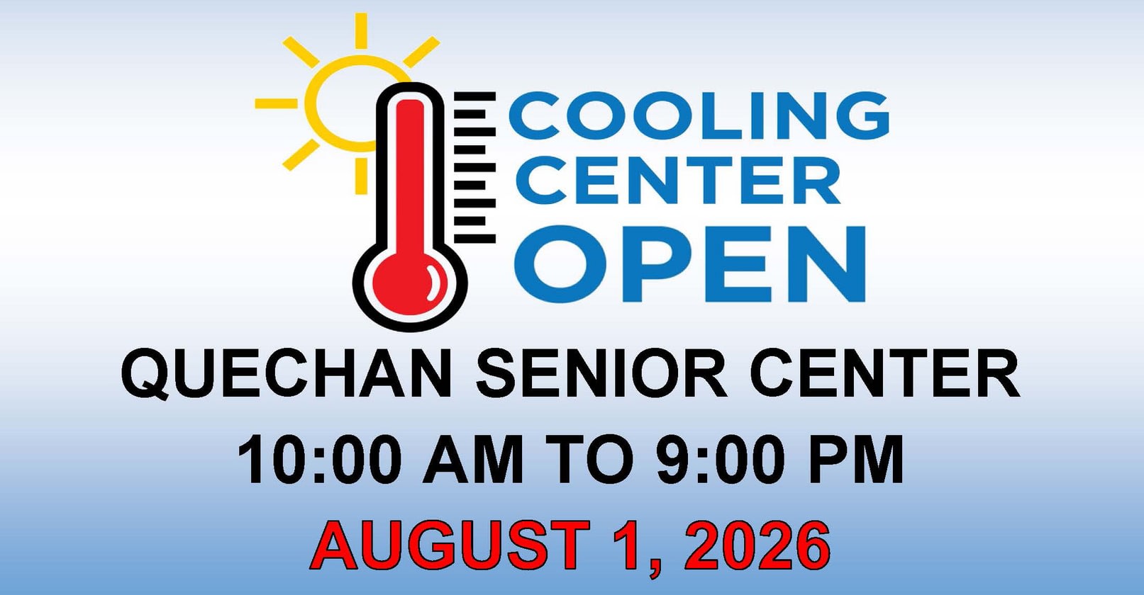 COOLING CENTER 8/1/26