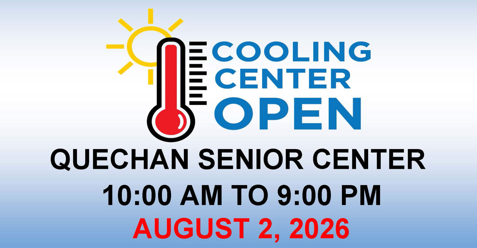 COOLING CENTER 8/2/26