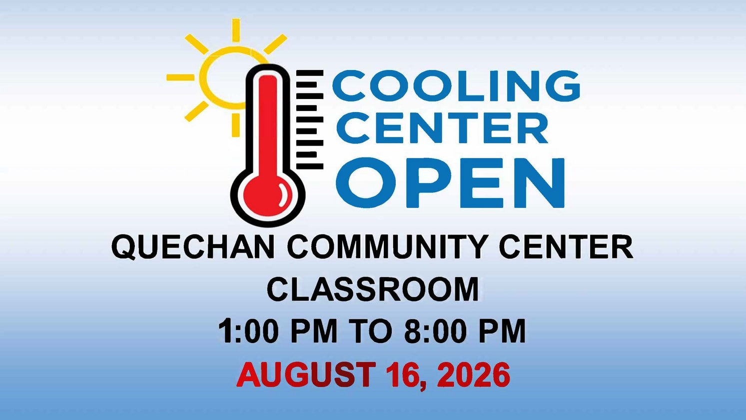 Cooling Center 8/16/26