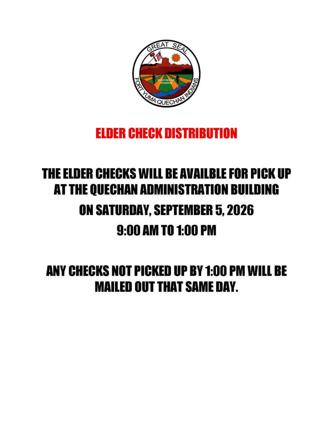 ELDER CHECK DISTRIBUTION 