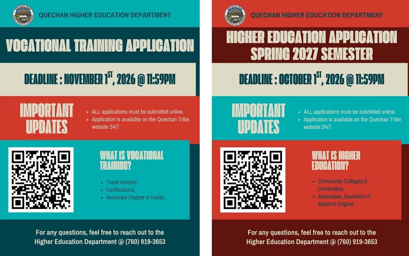 Higher Education/Vocational Training Application Deadline