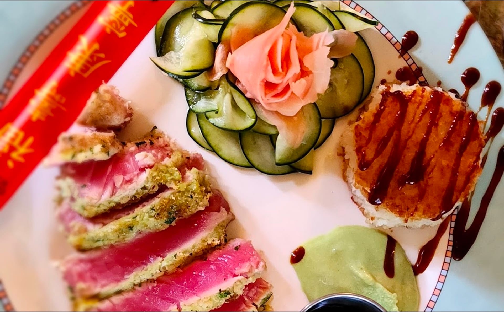 Food served at table