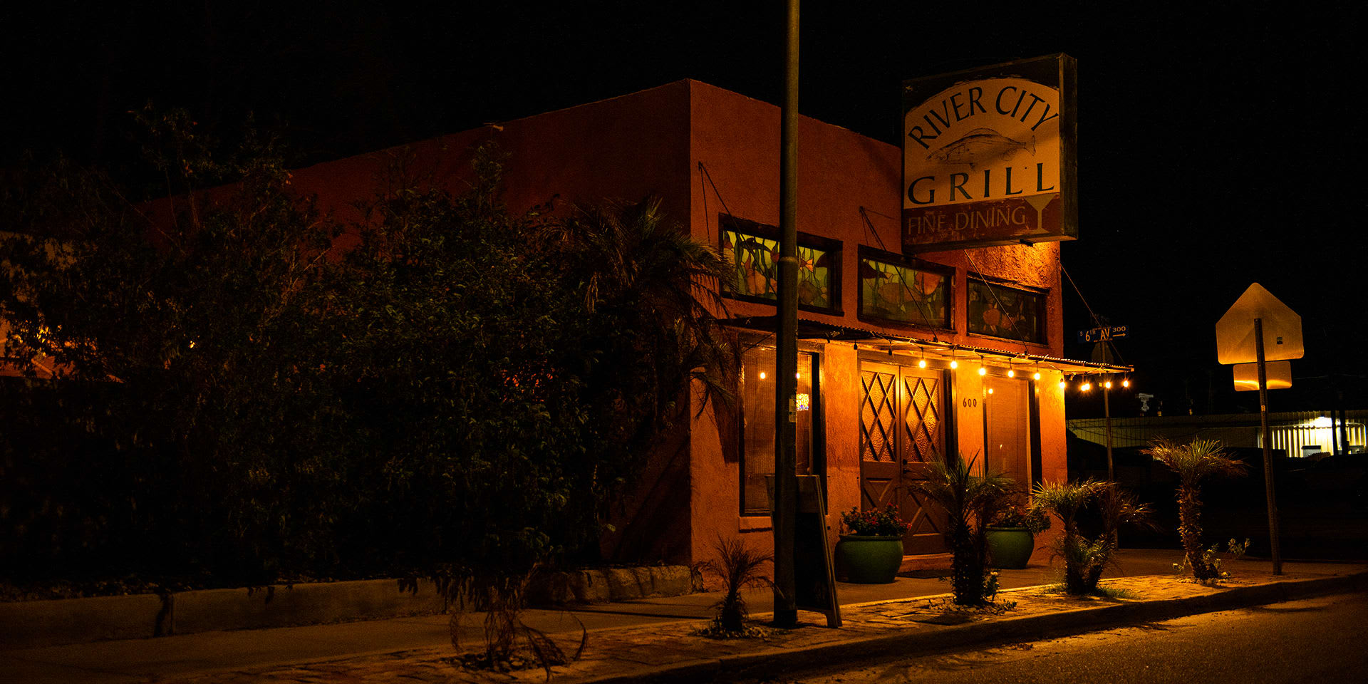 River City Grill Night Shot
