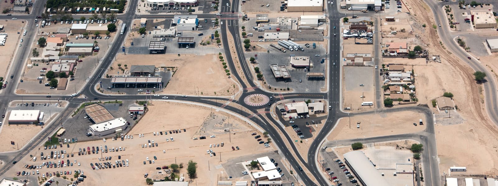Traffic Circle in City of San Luis AZ