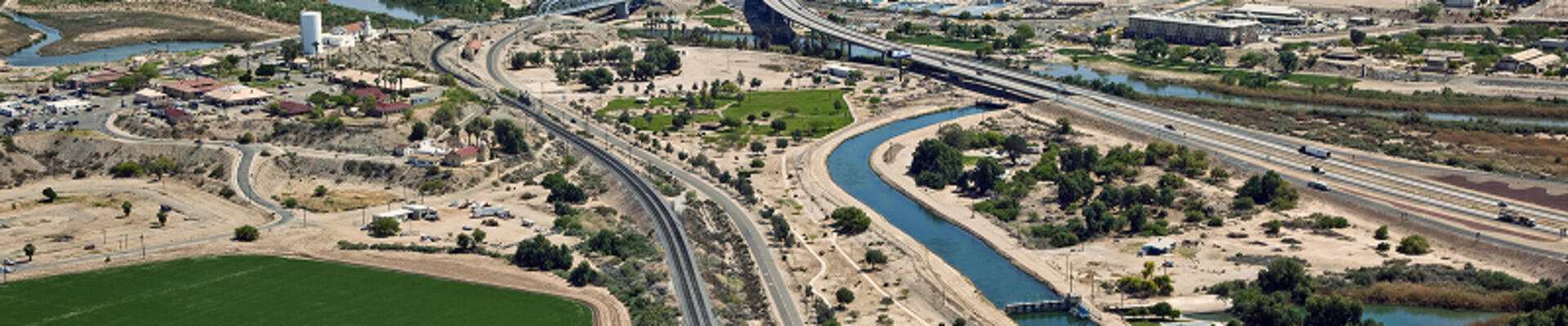 Aerial Photo of Downtown Yuma