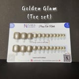 Golden Glam Toe Set 1