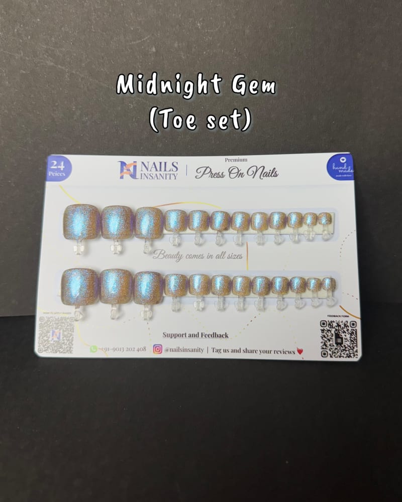 Midnight Gem Toe Set
