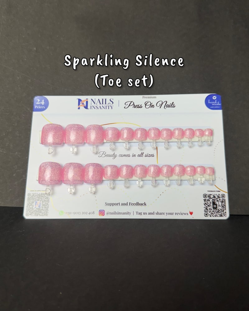 Sparkling Silence Toe Set