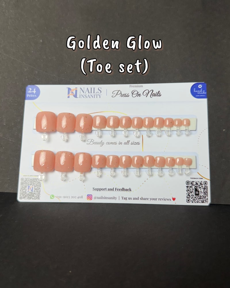 Golden Glow Toe set