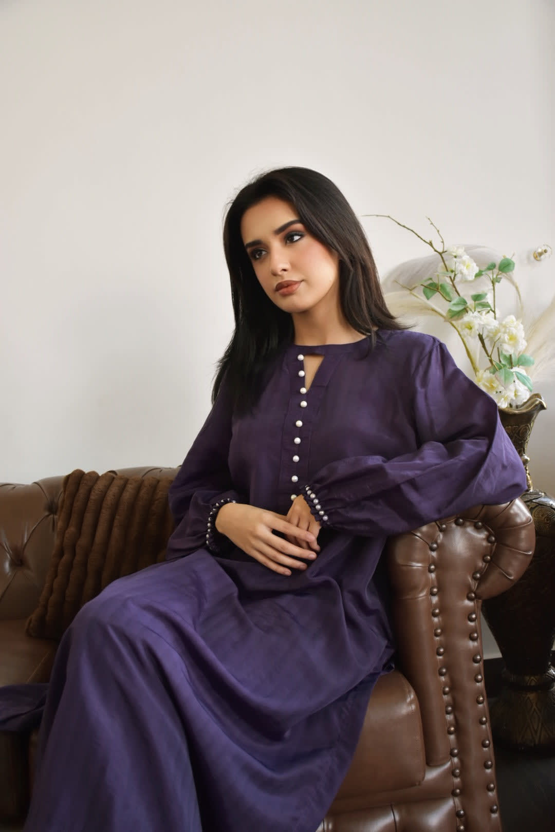 Semi-pure Silk Suit β view 2