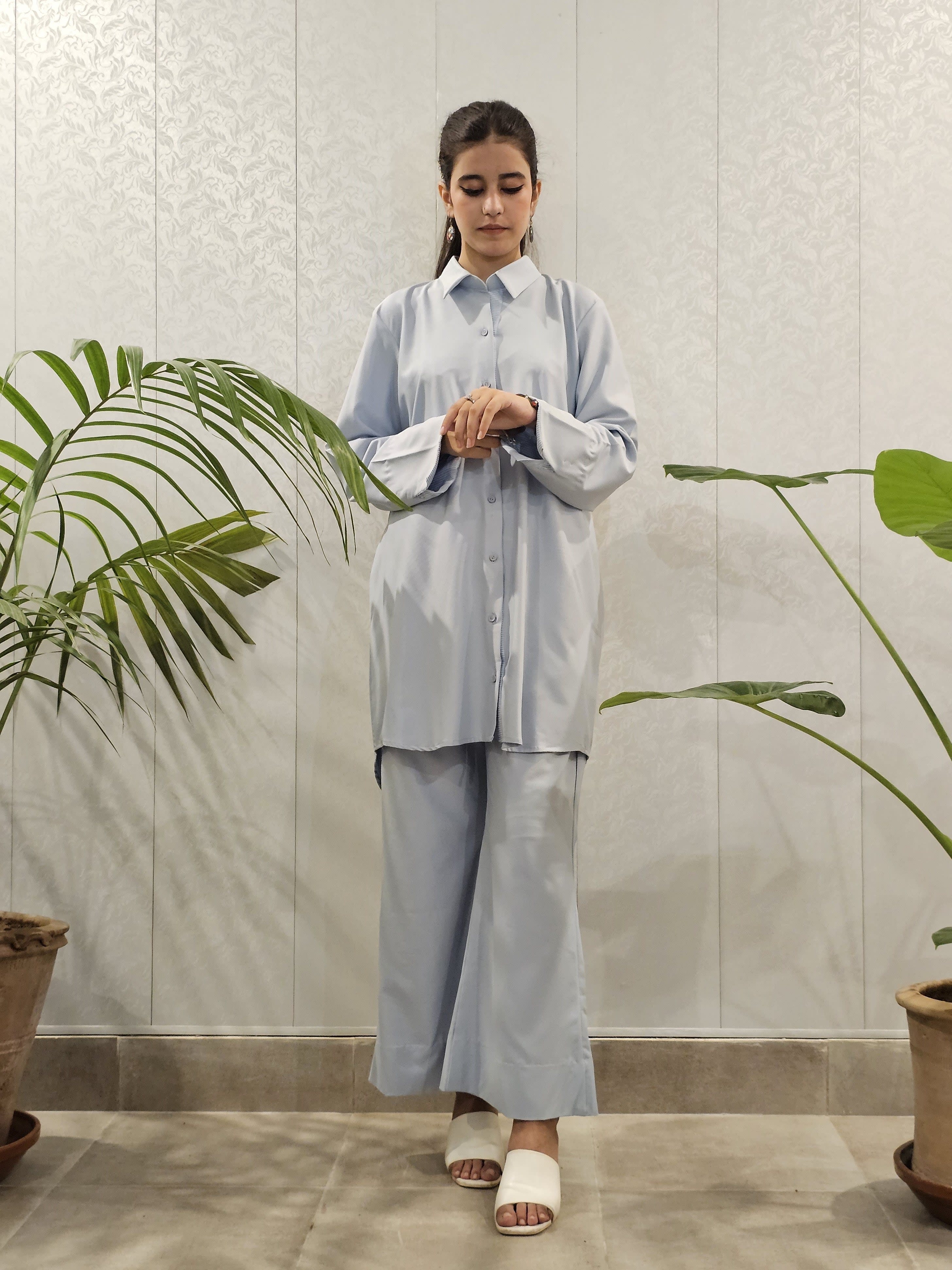Ice Blue Co-ord Set — view 1