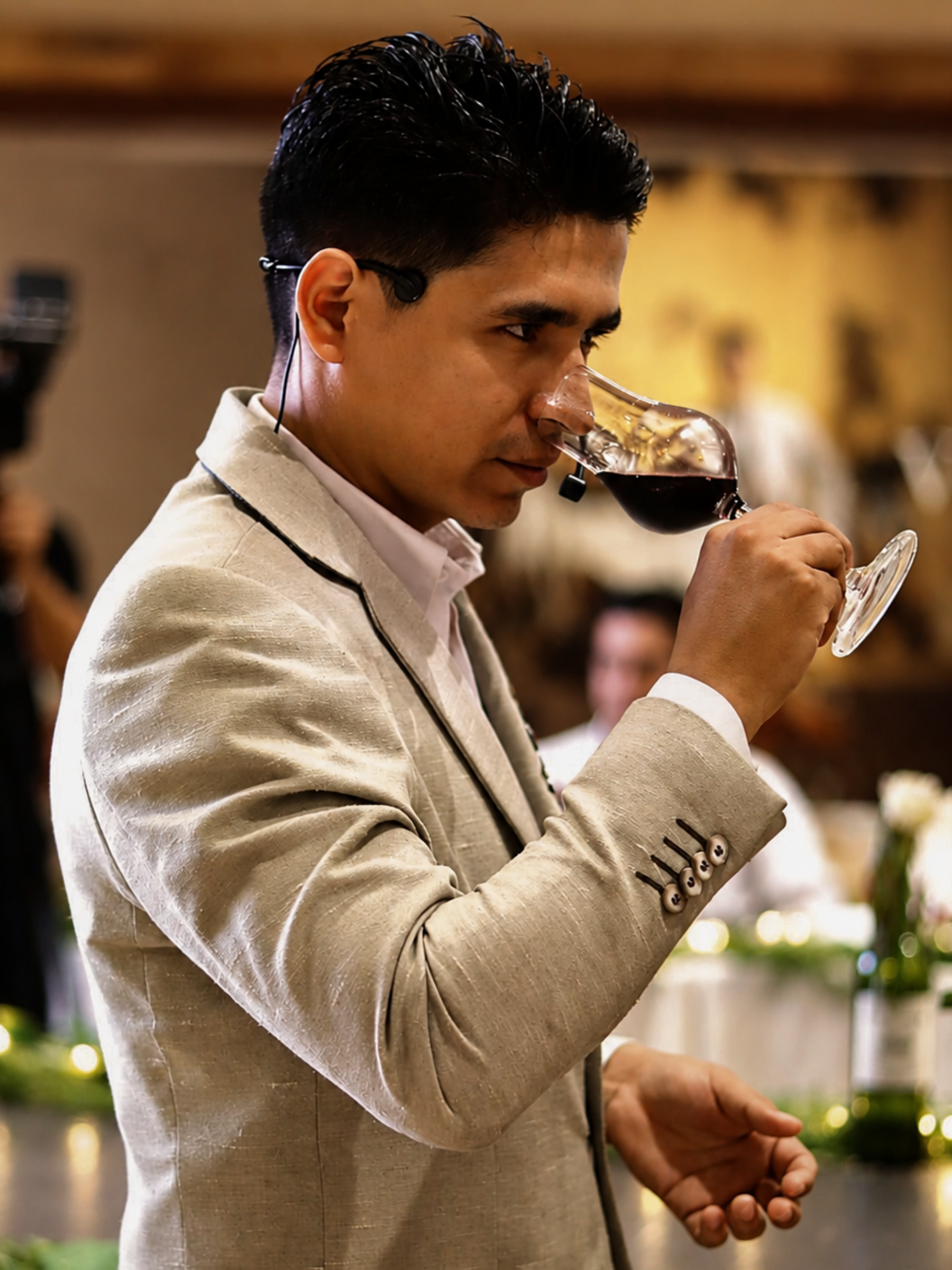 Juan José Méndez, sommelier de Finca Termópilas