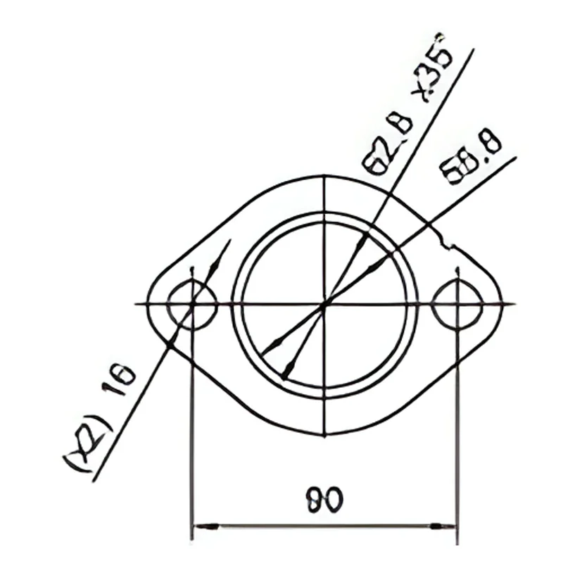 Catalizzatore per Ford ESCORT 1.3i 1299 cc 60 cv BL13CFI 1.3i 60cv (5/92>1/95)