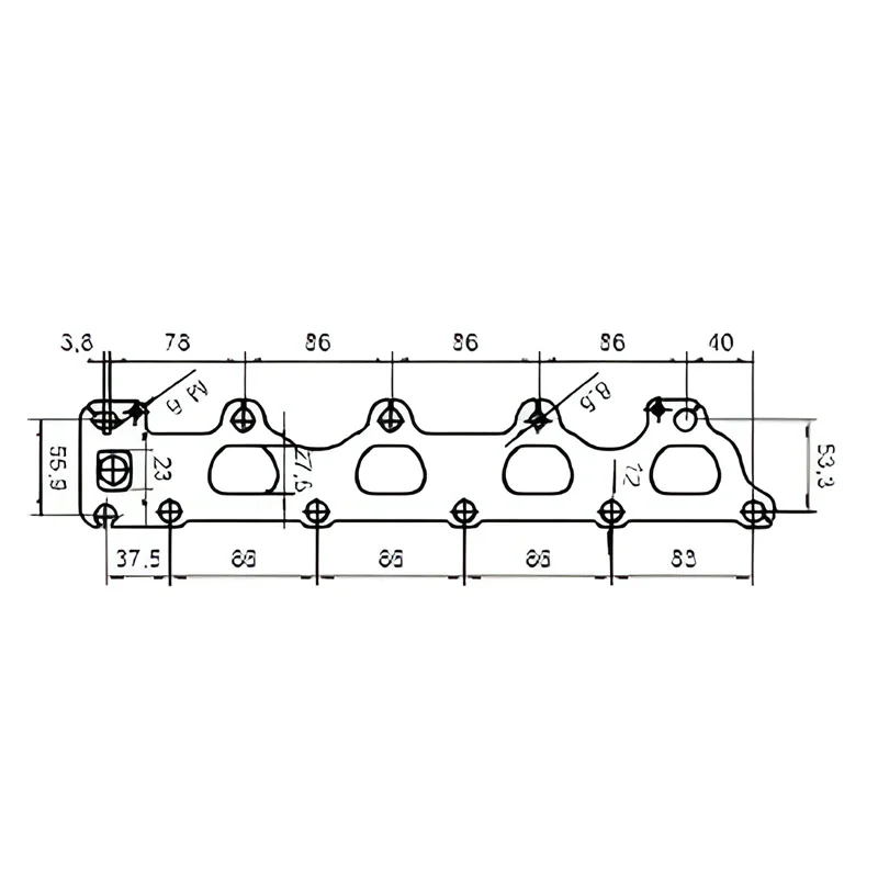 Catalizzatore per Opel MERIVA 1.6i 16V 1598 cc 105 cv Z16XEP 1.6i 16V 105cv (1/06>5/10)