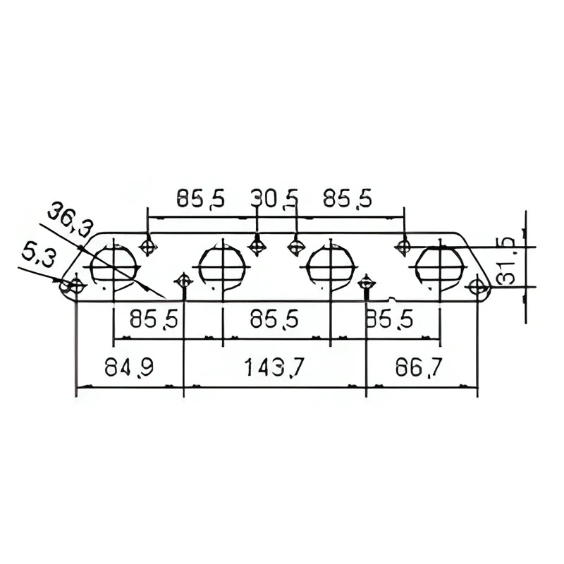 Catalizzatore per Bmw-mini COOPER 1.6i 16V 1598 cc 117 cv 1.6i 16V 117cv (4/01>7/08)
