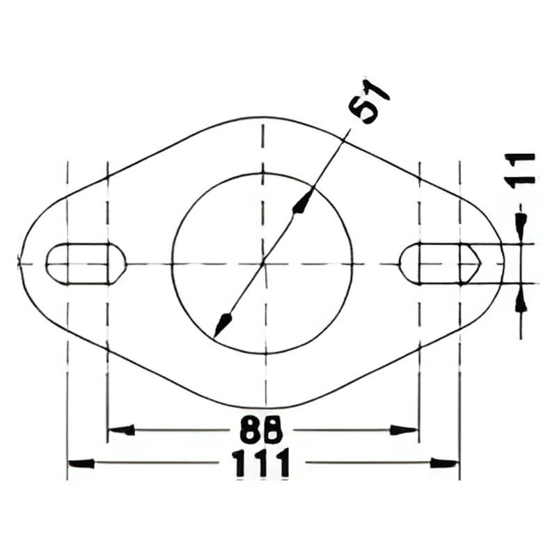 Catalizzatore per Fiat Punto A 55 1.1i 55cv