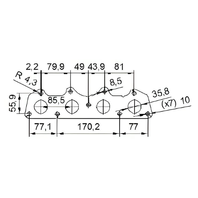 Catalizzatore per Hyundai i30 1.4i 16V 1396 cc 109 cv G4FA 1.4i 16V 109cv (3/07>1/12)
