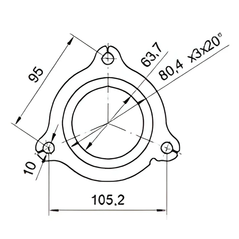 Catalizzatore per Volvo S60 2.4i 20V 4WD 200cv