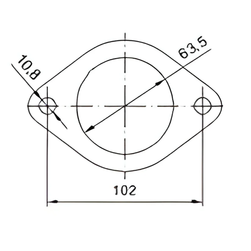 Catalizzatore per Volvo C30 2.4i 20V 2435 cc 170 cv B5244S4 2.4i 20V 170cv (10/06>11/09)