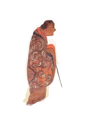 西汉车马仪仗帛画