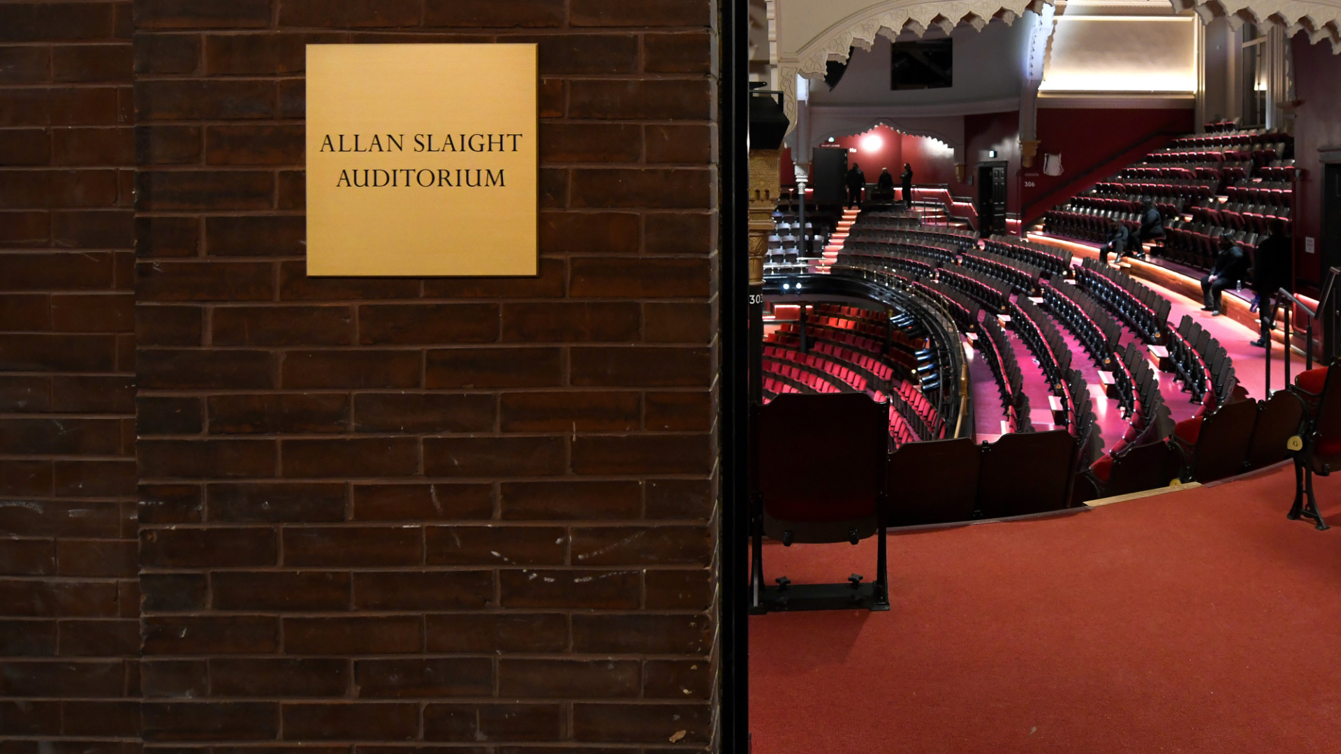 Sneak Peak of the Allan Slaight Auditorium at Massey Hall