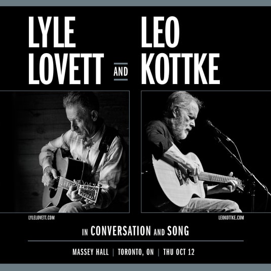 Lyle Lovett and Leo Kottke