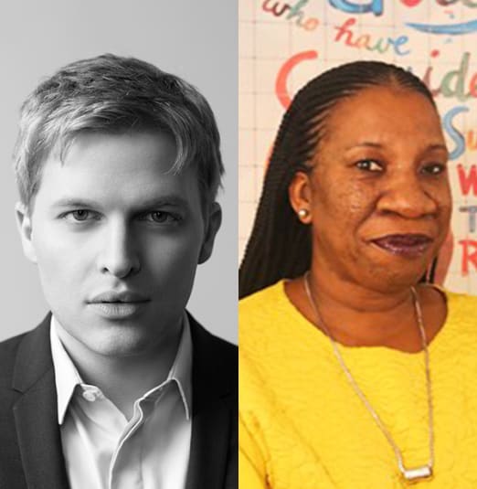 Ronan Farrow and Tarana Burke