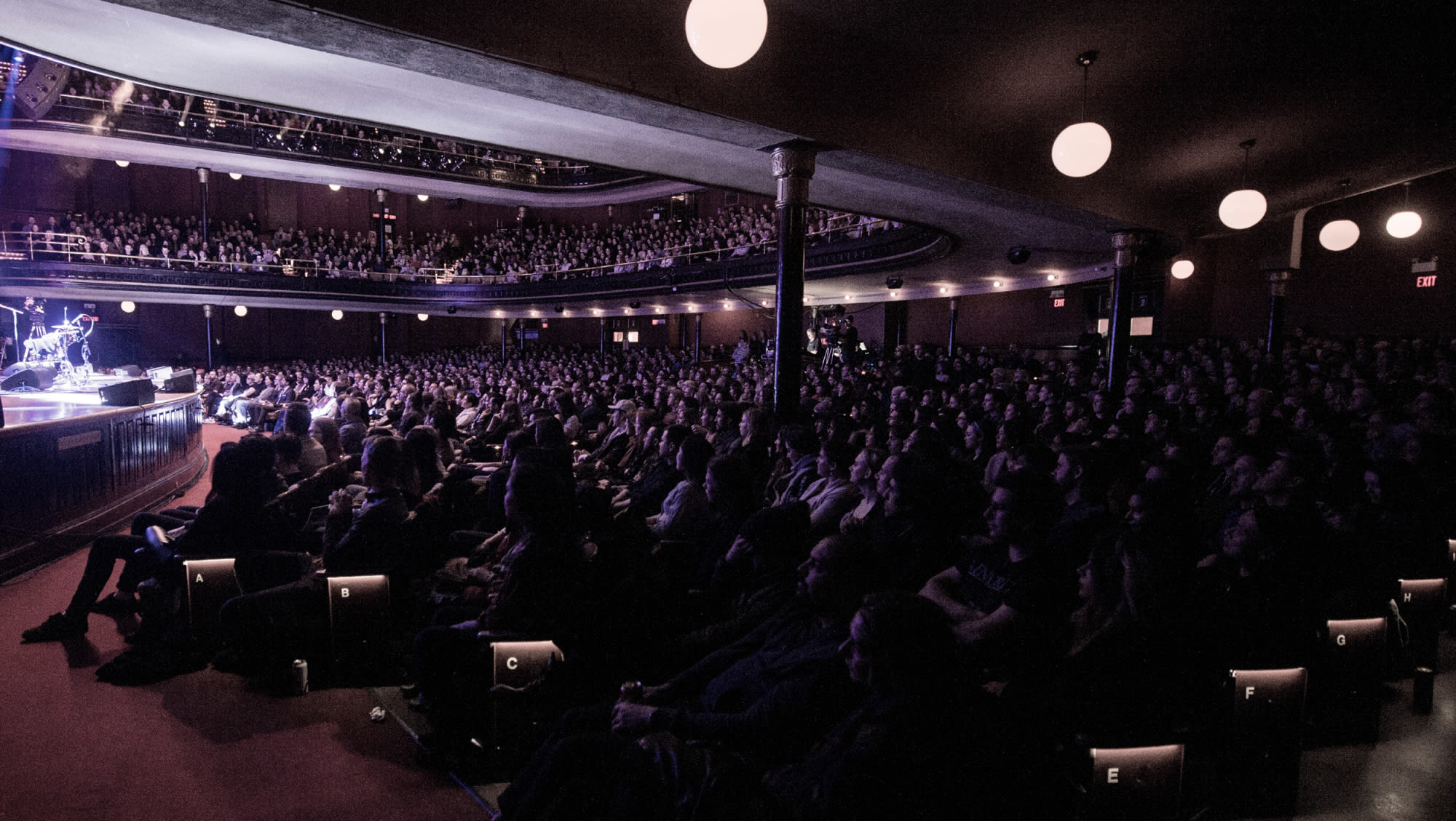 A sold out crowd attends a Live at Massey Hall concert