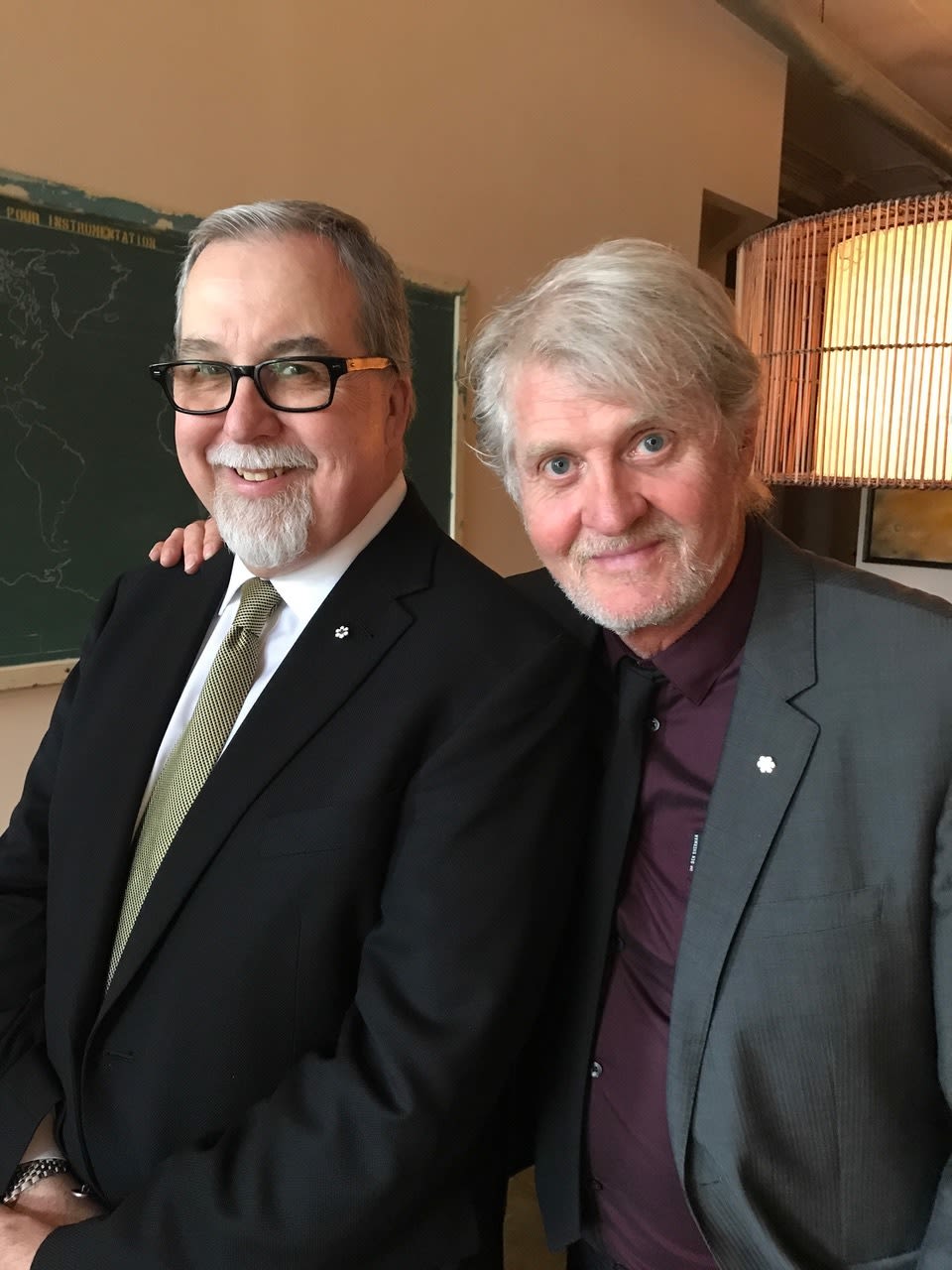 Deane Cameron with Tom Cochrane