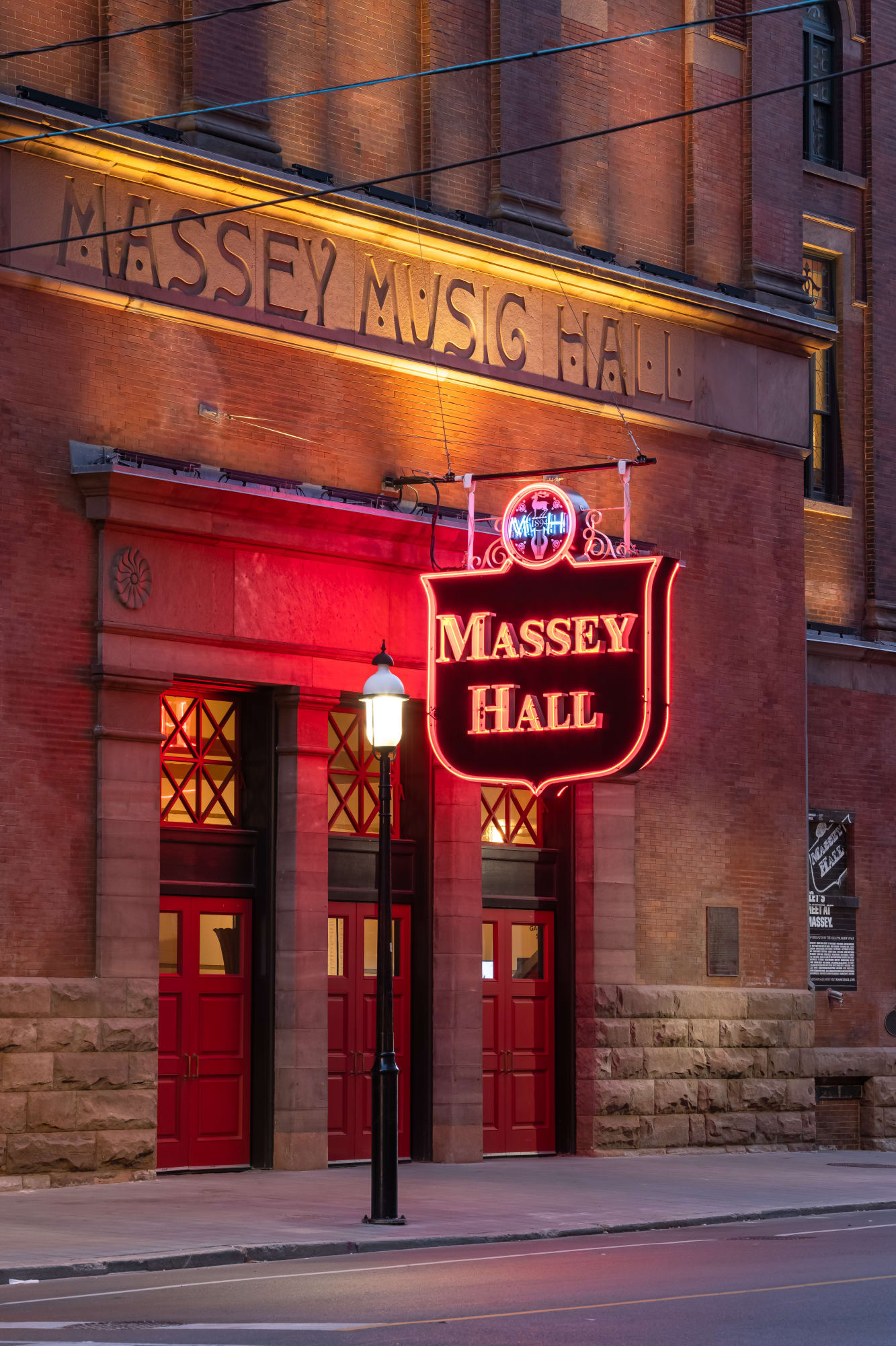 Massey Hall Sign