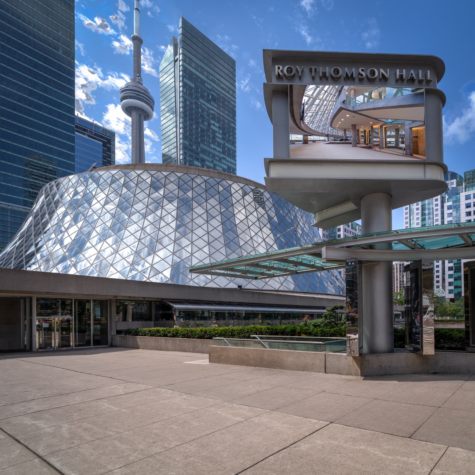 Front Entrance at Roy Thomson Hall