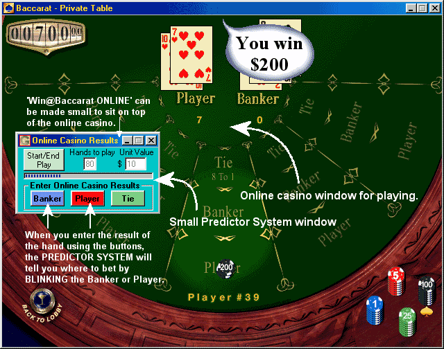 See the Predcitor System in action at online casino