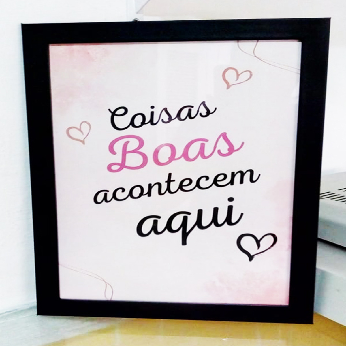 Quadros decorativos de frases - Personalizamos