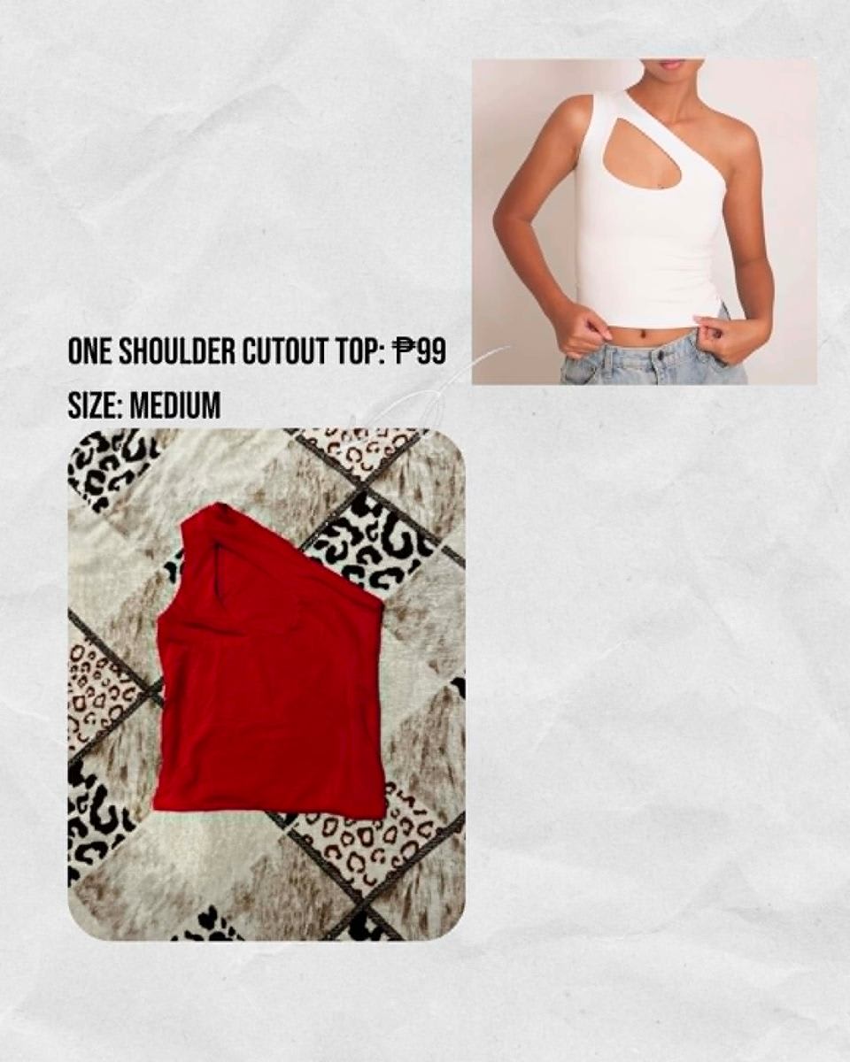 ONE SHOULDER CUTOUT TOP