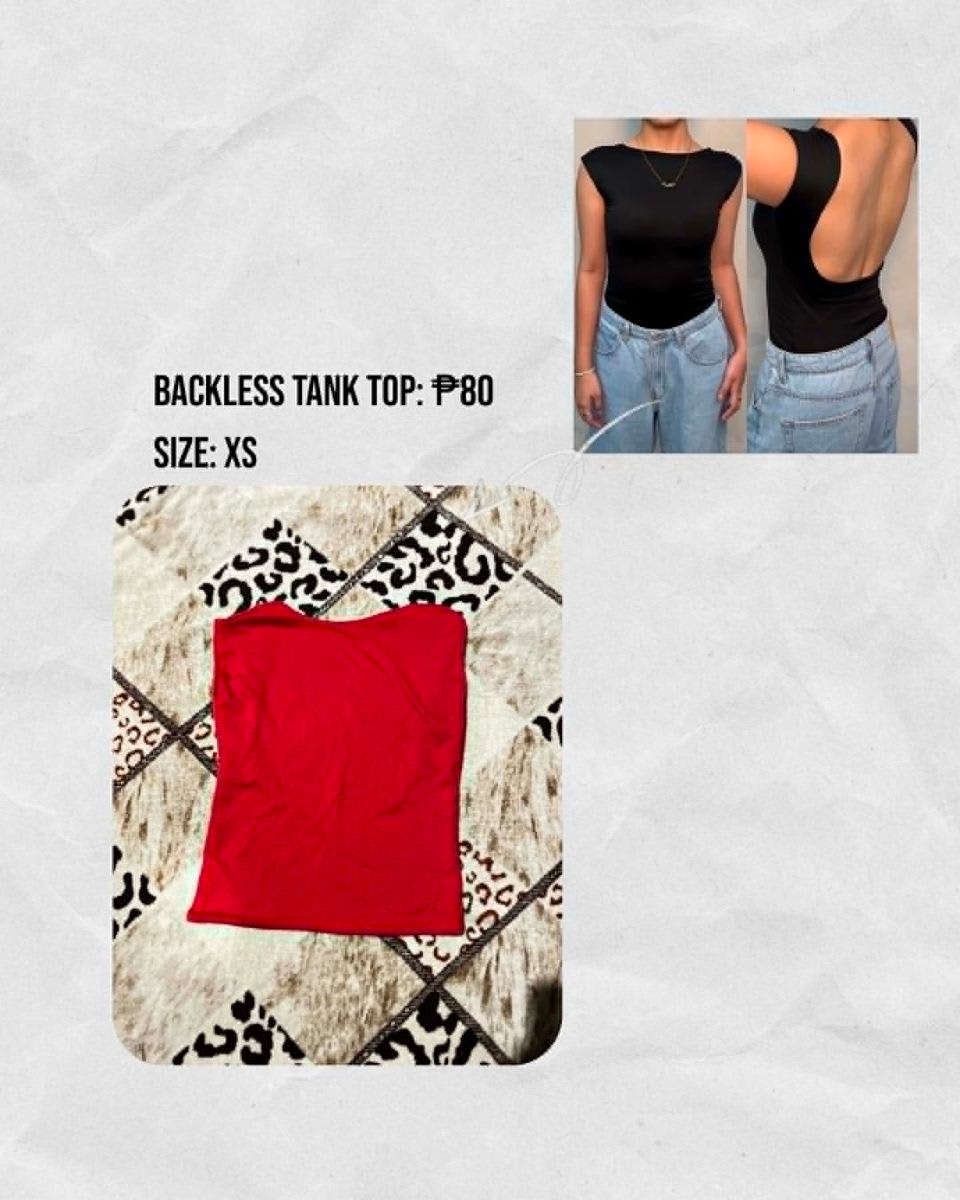 BACKLESS TANK TOP