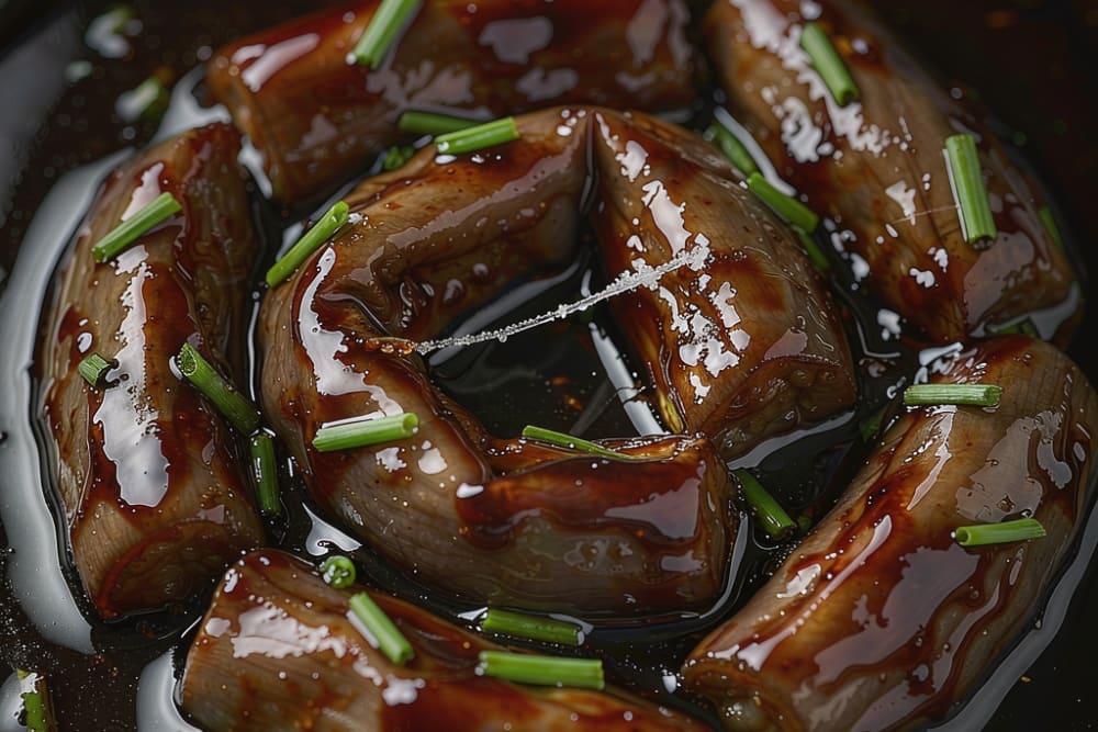 Berinjela Hongshao (Berinjela no Molho Escuro)