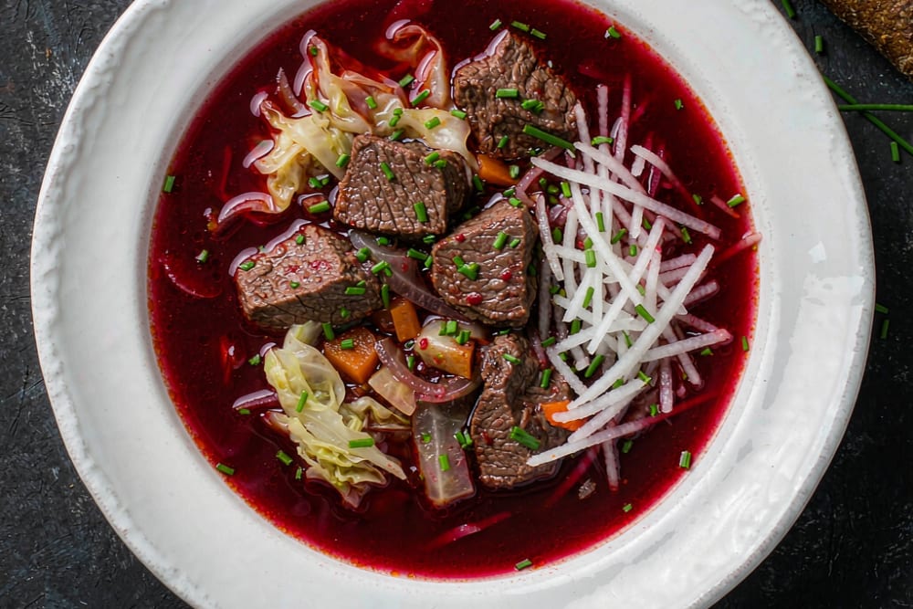Borsch de Shanghai (罗宋汤) – A Sopa Vermelha Favorita da Cidade