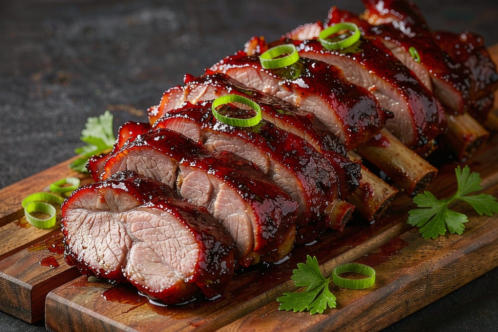 Porco Char Siu (Porco Grelhado Doce)